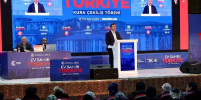 Erzincan’da Bin 760 Sosyal Konutun Kura Çekilişi Yapıldı