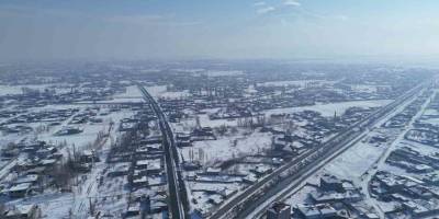 Iğdır’da Kış Güzelliği Havadan Görüntülendi