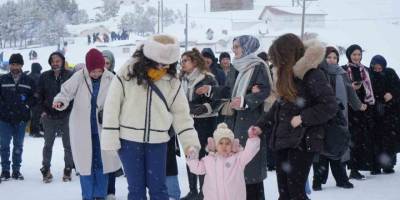 2 Bin 400 Rakımlı Aydıntepe Yaylası’nda Kış Festivali Coşkusu