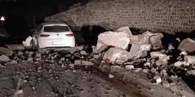 Gece Yarısı Heyelan.. Erzurum-İspir Yolu’nda Facianın Eşiğinden Dönüldü!