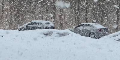 Nisan Kapıda, Kış Geri Döndü.. Yüksekova Beyaza Büründü!