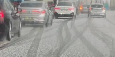 Adana’da Yağmurun Ardından Dolu Etkili Oldu