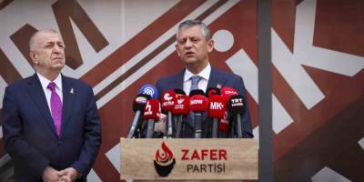 CHP Genel Başkanı Özel’den Zafer Partisi Genel Başkanı Özdağ’a Ziyaret