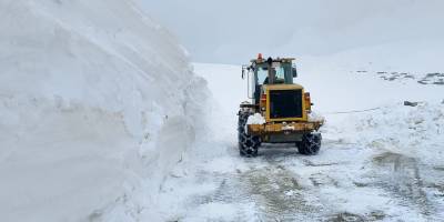 Erzurum Kırsalında Karla Mücadeleye Devam
