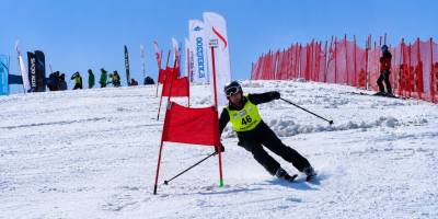 Erzurum'da Haziran Ayında Kayak Heyecanı.. Palandöken'de Gelenek Bozulmadı!