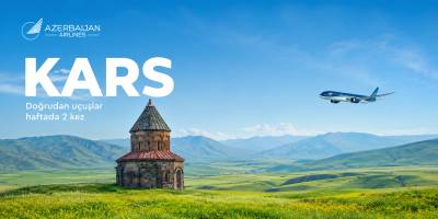 Bakü ile Kars Arasında Hava Köprüsü Kuruldu.. İlk Direkt Uçuş Tamamlandı!