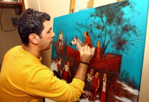 16 Ressam Serhat İllerini Tuvale Çizdi