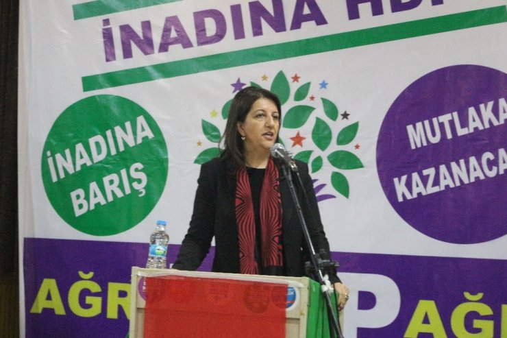 HDP Eş Genel Başkanı Pervin Buldan Ağrı'da