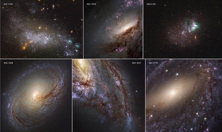 Hubble’in Çektiği En Yakın Galaksiler