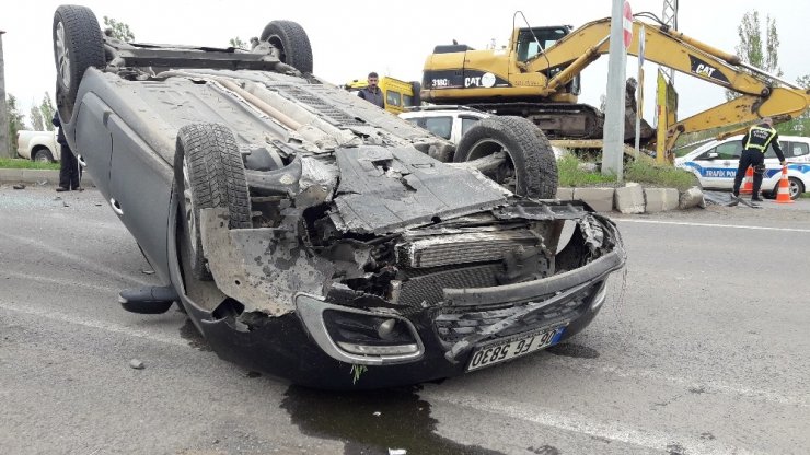 Kars’ta Trafik Kazası: 1 Yaralı