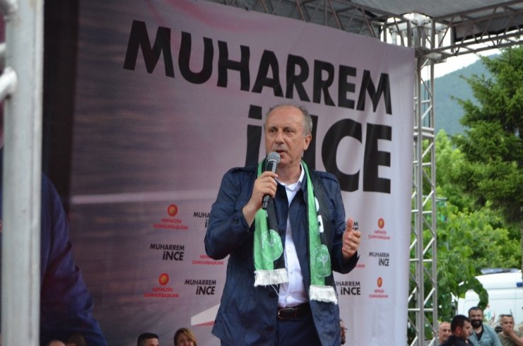 Muharrem İnce Borçka'da