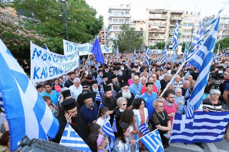 Yunanistan’da 'Makedonya' Mitingleri