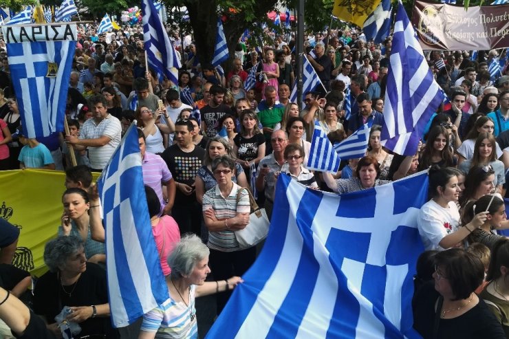 Yunanistan’da 'Makedonya' Mitingleri