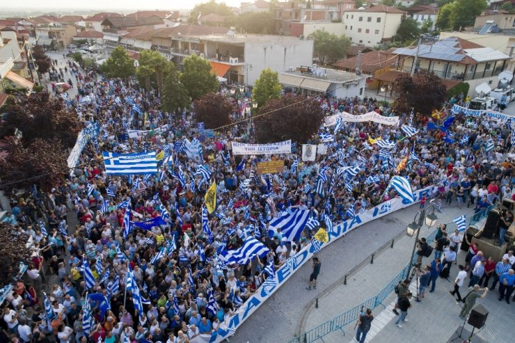 Yunanistan’da 'Makedonya' Mitingleri