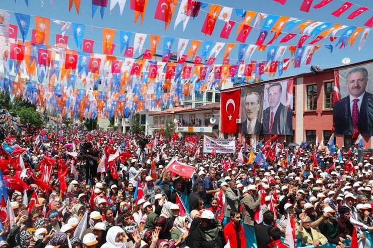 Başbakan Yıldırım Kars'ta Miting Yaptı