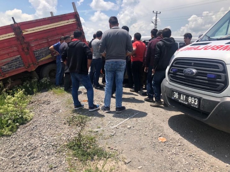 Kars’ta Trafik Kazası: 1 Yaralı