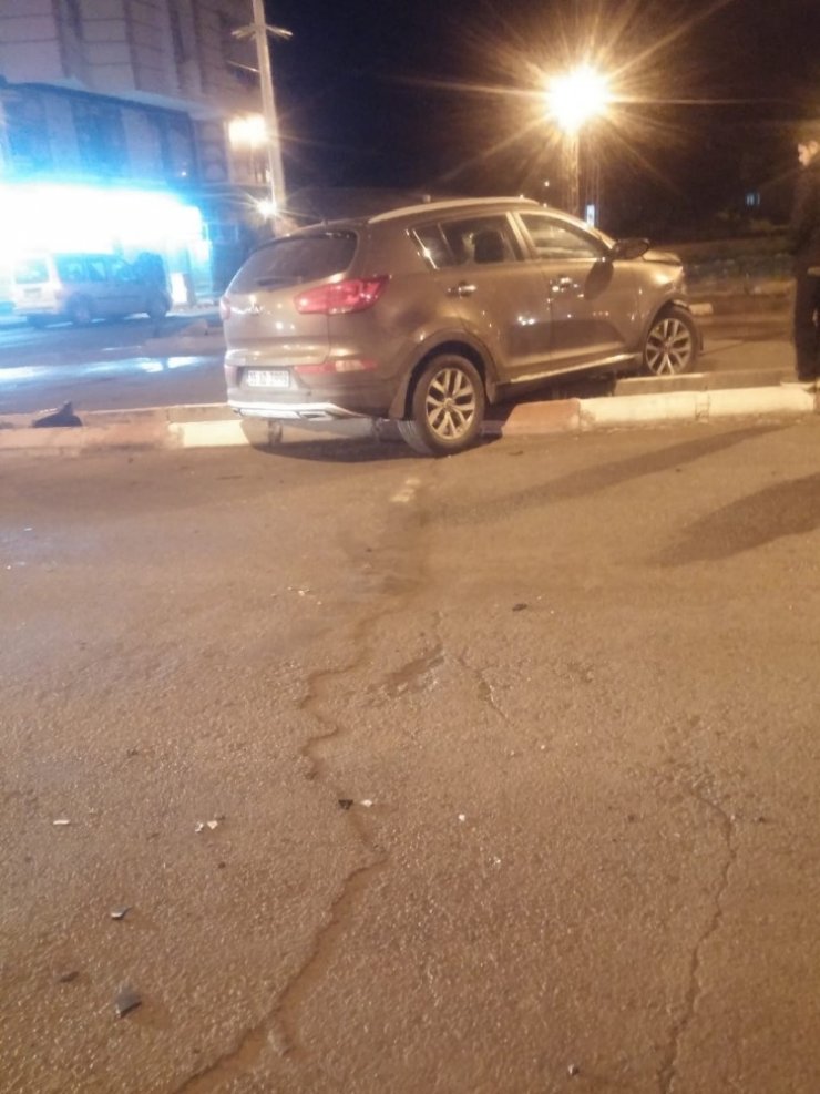 Kars’ta Trafik Kazası: 1 Yaralı