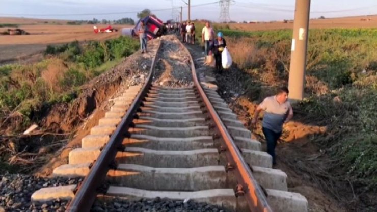 Tekirdağ’da Tren Kazası