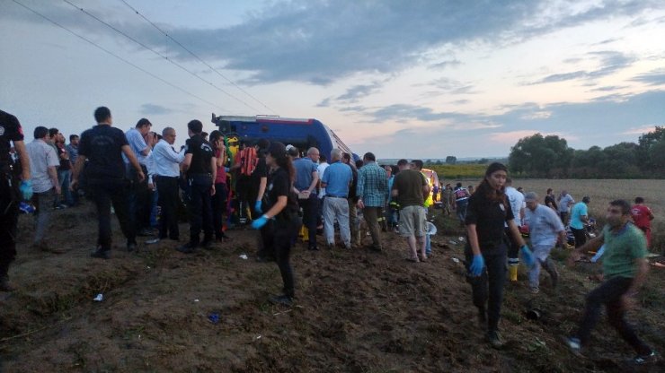 Tekirdağ’da Tren Kazası