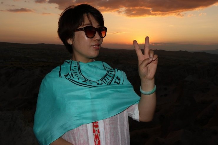 Kapadokya’da Gün Batımı Keyfi