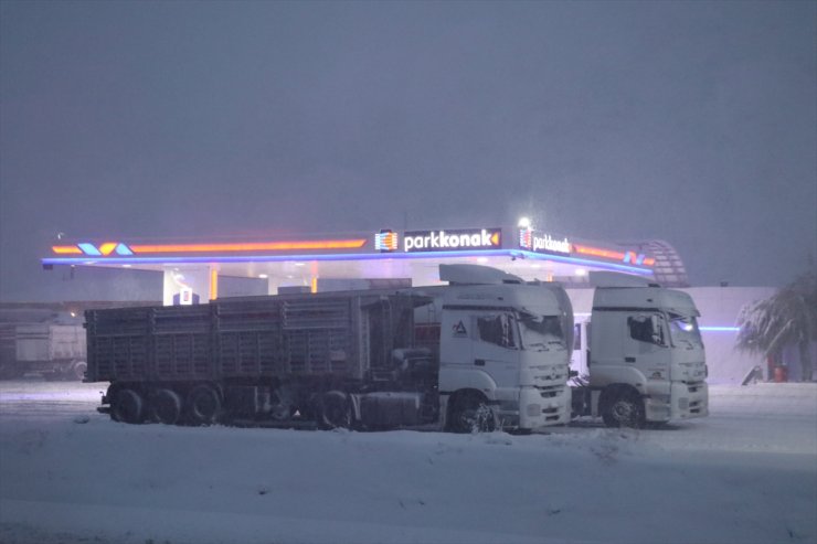 Erzincan'da Kar Yağışı