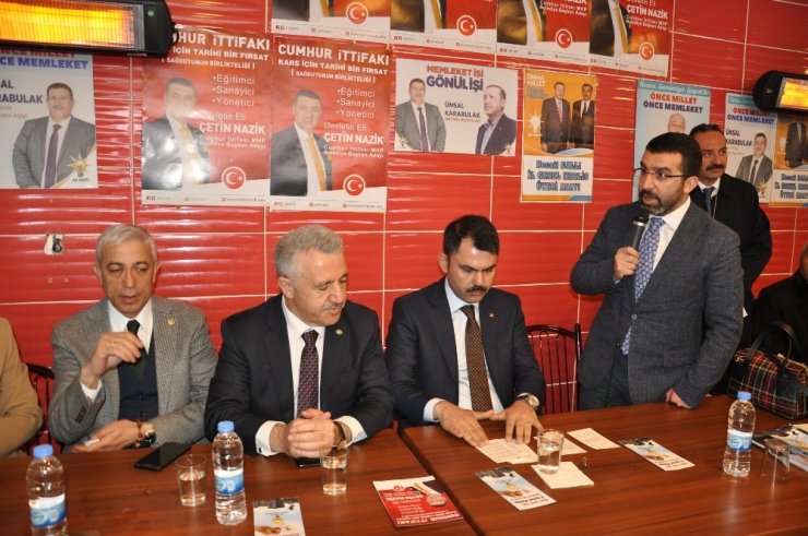 Çevre ve Şehircilik Bakanı Kurum Kars’ta