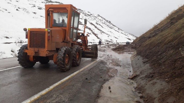 Sarıkamış’ta Heyelan