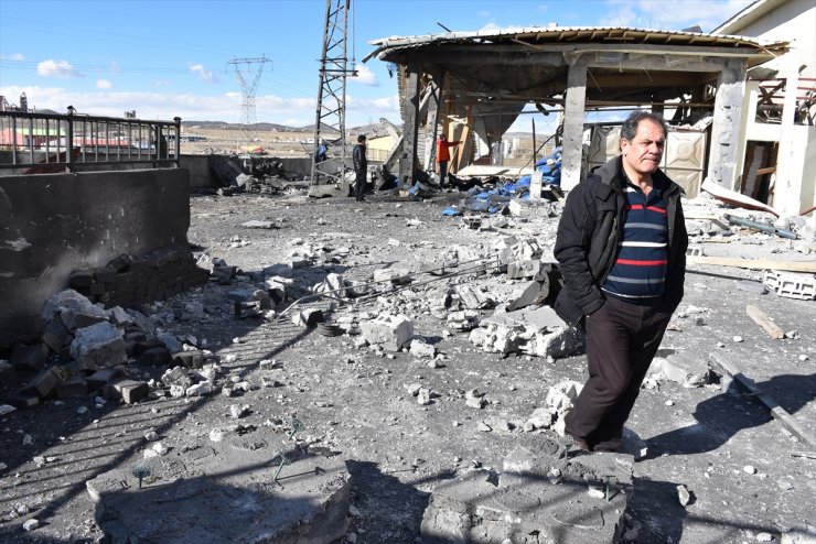Kars'ta Süt Fabrikasında Patlama
