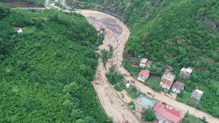 Trabzon’un Araklı'da HES Faciası