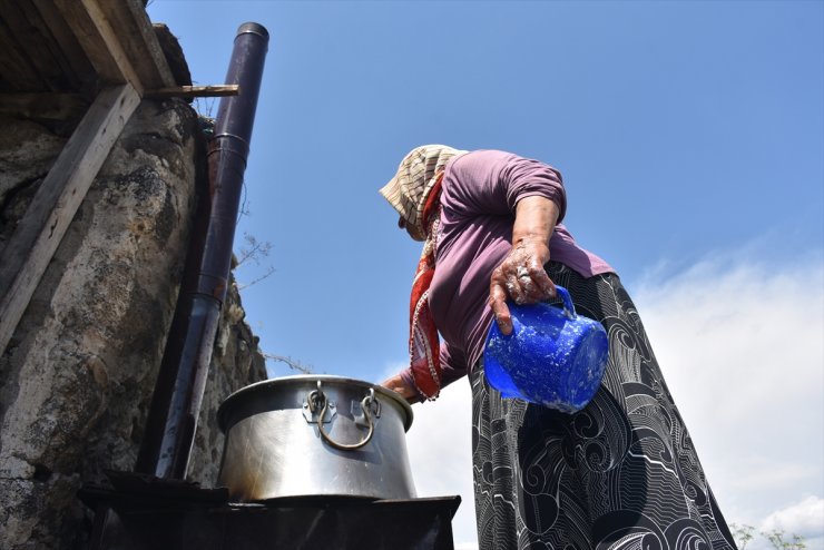 Kars'ın Yaylalarından 'Çeçil Peyniri'