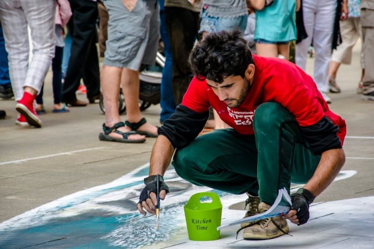 '3D Sokak Sanatçısı'ndan Uluslararası Başarı