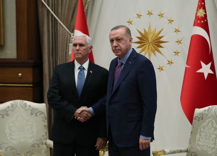 Erdoğan - Pence Görüşmesi Başladı