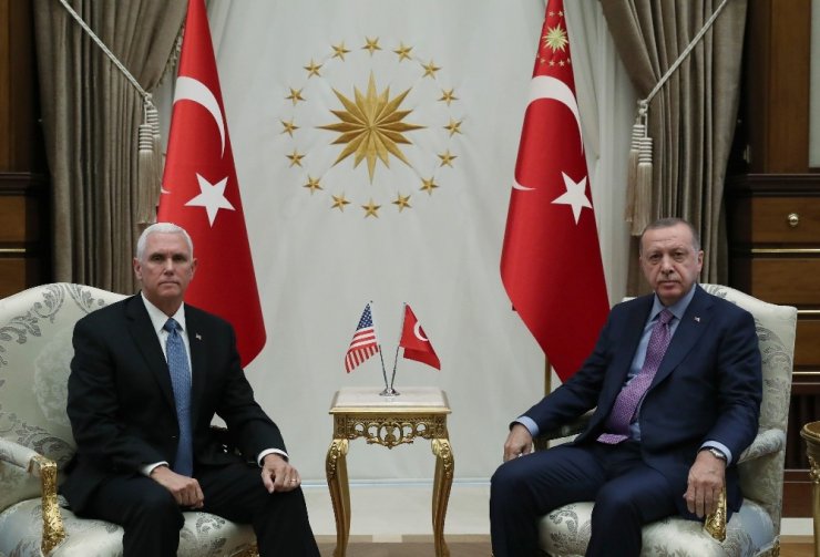 Erdoğan - Pence Görüşmesi Başladı