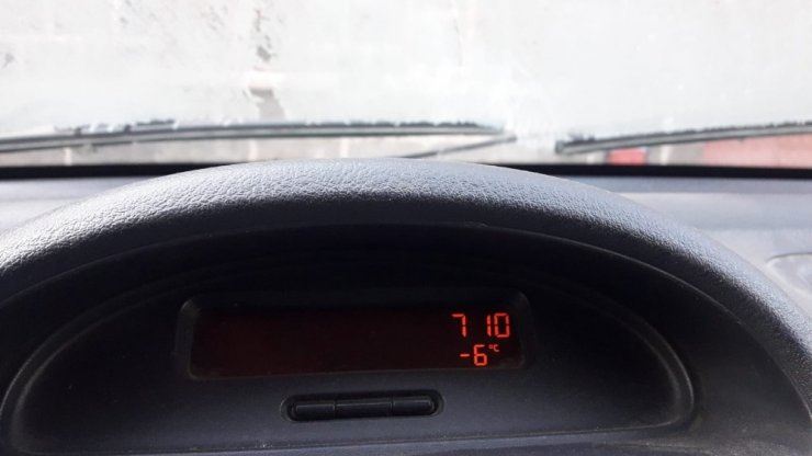 Kars’ta Sıcaklık Eksi 6’yı Gördü