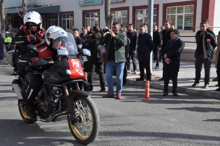 Kars'ta 'Motosikletli Polis Tim'i Oluşturuldu