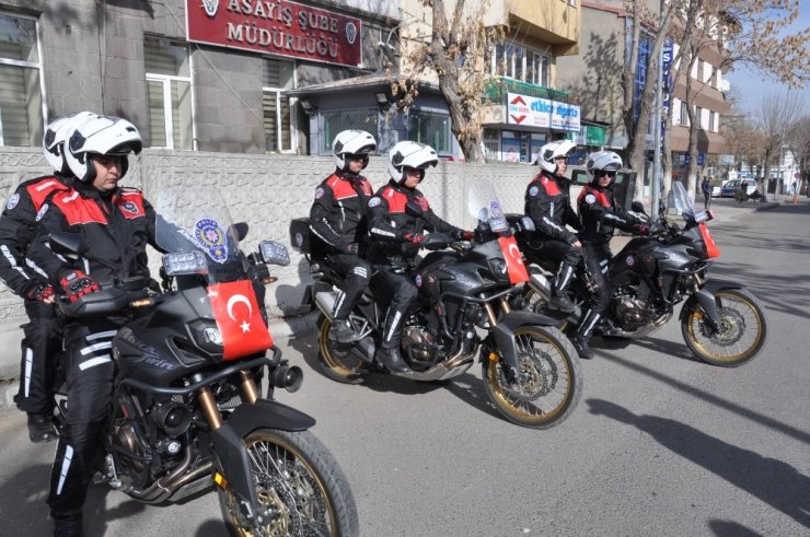 Kars'ta 'Motosikletli Polis Tim'i Oluşturuldu