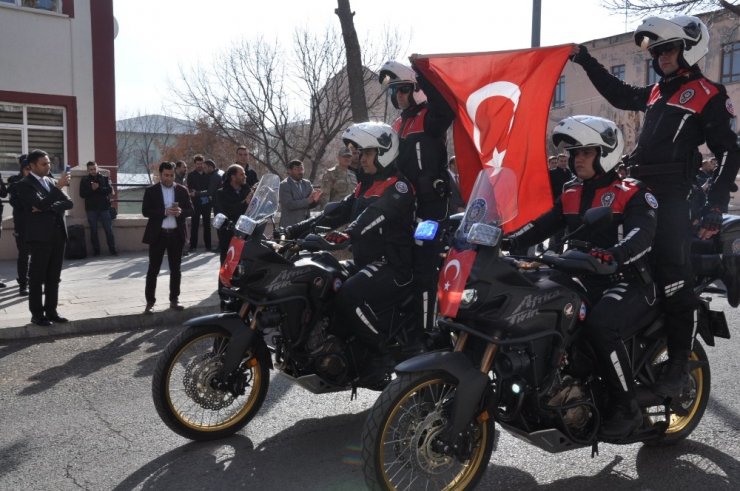Kars'ta 'Motosikletli Polis Tim'i Oluşturuldu