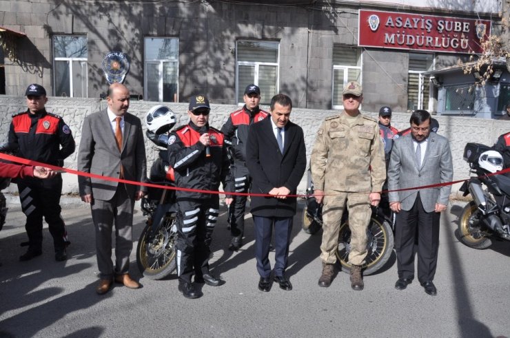 Kars'ta 'Motosikletli Polis Tim'i Oluşturuldu