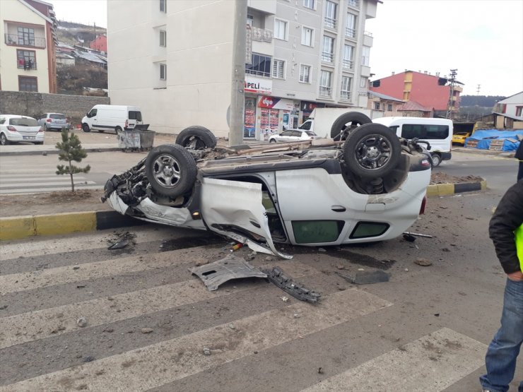 Sarıkamış’ta Trafik Kazası: 1 Yaralı