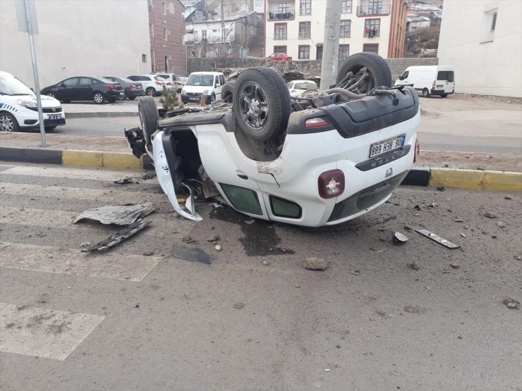 Sarıkamış’ta Trafik Kazası: 1 Yaralı