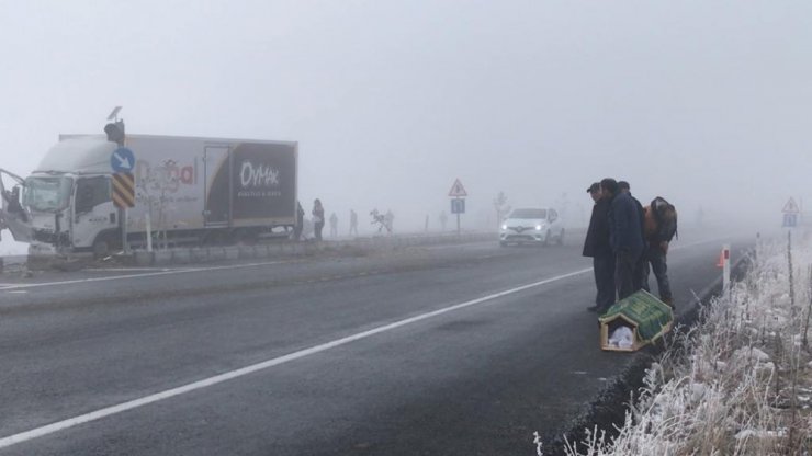 Sarıkamış’ta Zincirleme Trafik Kazası