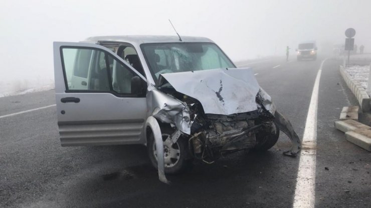 Sarıkamış’ta Zincirleme Trafik Kazası