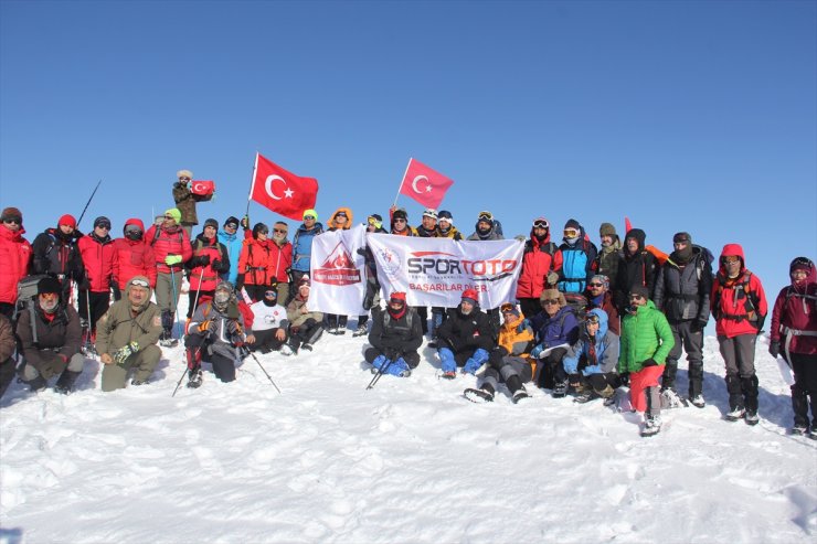 Dağcılar, Allahuekber Dağı'na Tırmandı