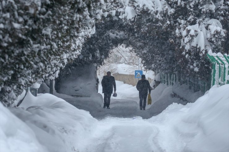 Doğu'da Kar Yağışı Ve Soğuk Hava Etkisini Sürdürüyor