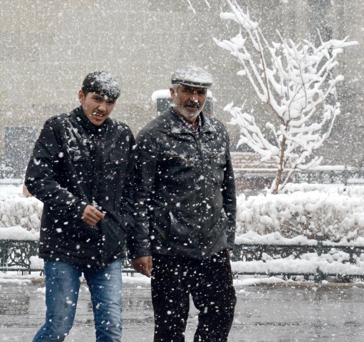 Doğu Anadolu'da Kar Yağışı Etkili Oluyor