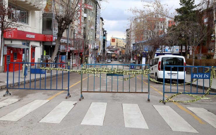Erzurum'da Sokaklarda Sessizlik Hakim