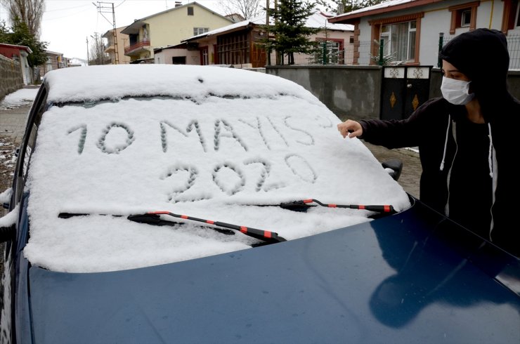 Kars Ve Erzurum Mayıs Ayında Beyaza Büründü