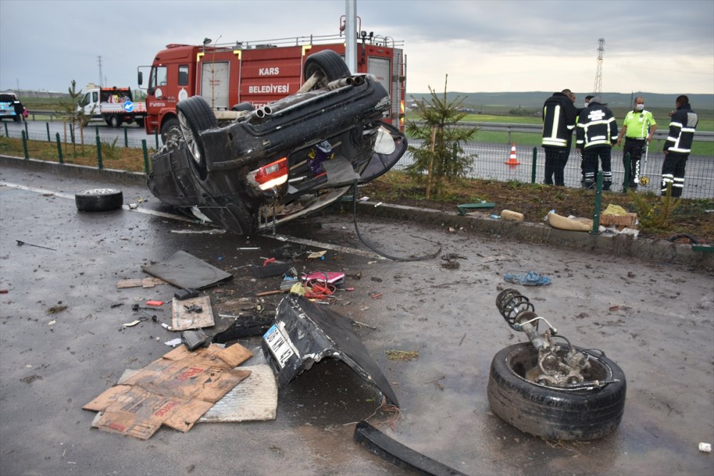 Kars'ta Trafik Kazası: 1 Ölü