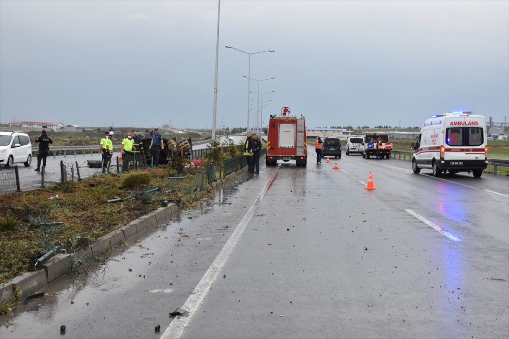 Kars'ta Trafik Kazası: 1 Ölü