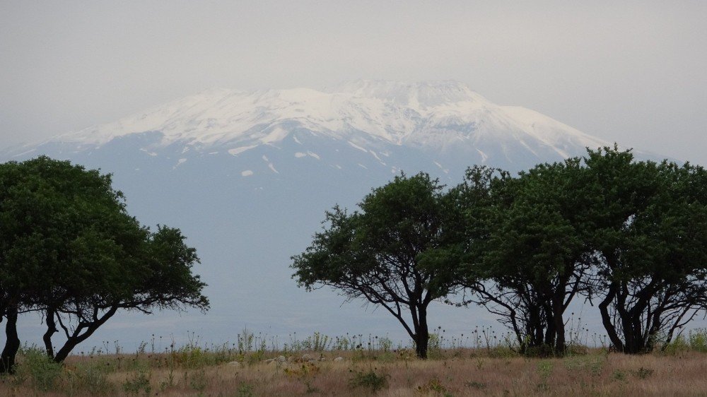 Süphan Dağı’na Temmuz'da Kar Yağdı